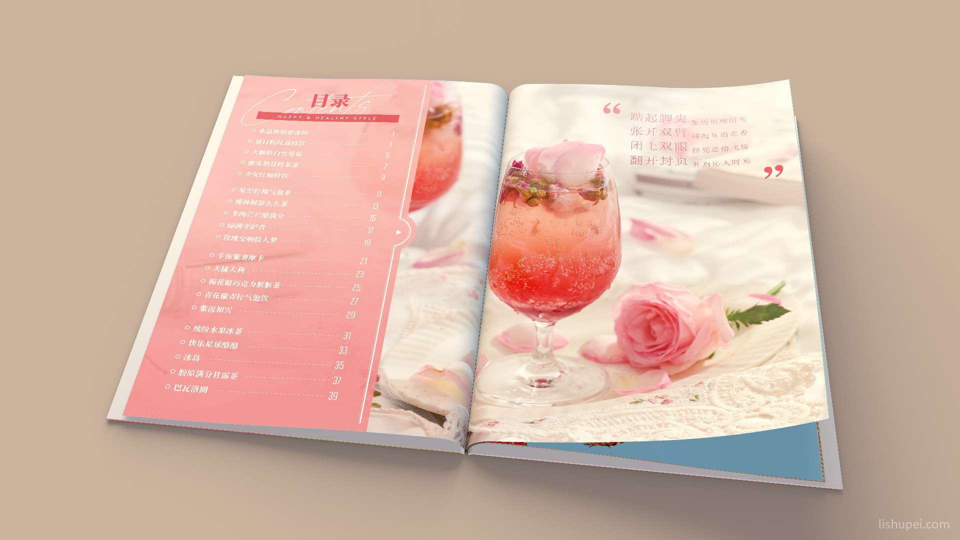 网红册子效果图2